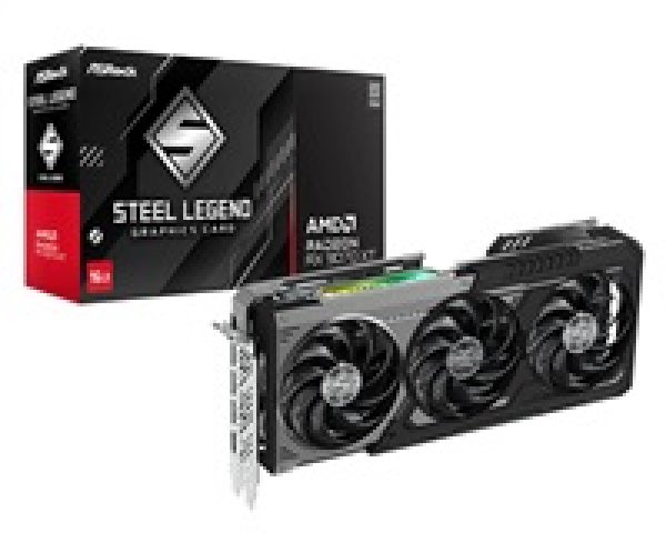 ASROCK vga AMD Radeon RX 9070XT SLD 16G (Steel Legend Dark)