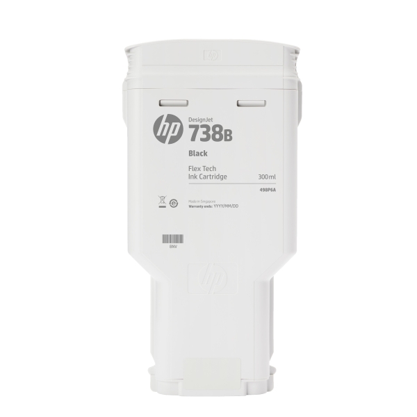 HP 738 300-ml Yellow DesignJet Ink Cartridge
