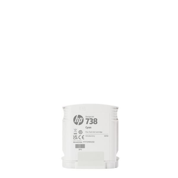 HP 738 300-ml Yellow DesignJet Ink Cartridge