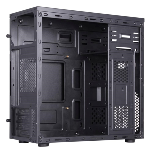 1stCOOL skříň STEP Premium, micro tower, AU, USB 3.0, USB-C, 1x 120mm + 1x 80mm Fan, černá