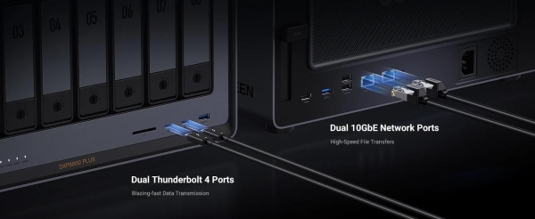 UGREEN NASync DXP8800 Plus (10C/i5-1235U/4,4GHz/8GBRAM/8xSATA/2xM.2/2x10GbE/1xPCIe/2xTB/2xUSB2.0/2xUSB3.2/HDMI/SD)