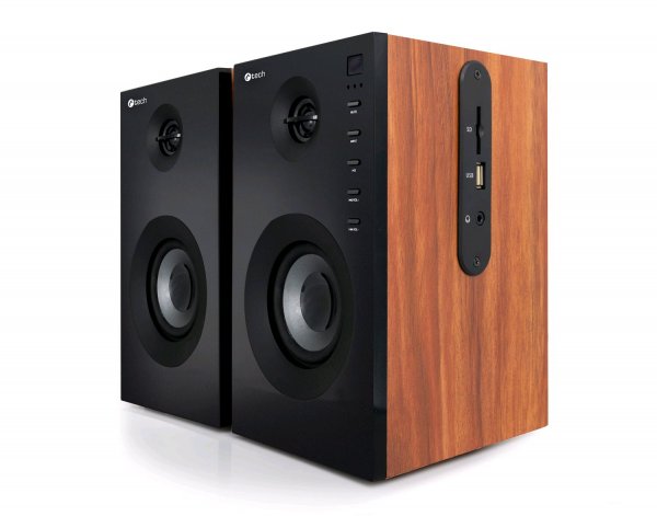 C-TECH SPK-550/Stereo/20W/Hnědá