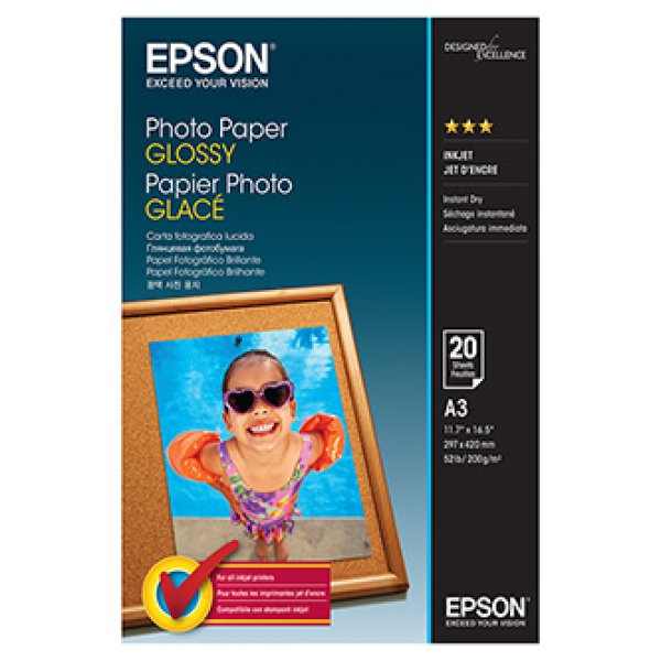 Photo Paper Glossy - A3 - 20 Listů