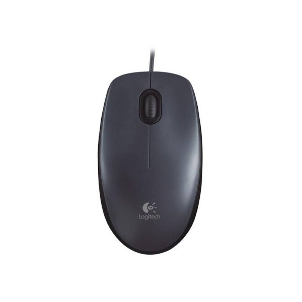 myš Logitech M90 optická, tmavá, USB