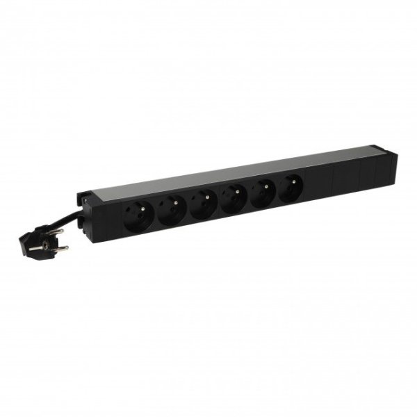 LEGRAND PDU Základní, 1U-19", výstup 6x 230V (CZ/FR), 1-fáze 16A, vstup CZ vidlice - kabel 3m?v=1761950406