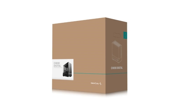DEEPCOOL Case CH690 DIGITAL, ATX, Průhledná bočnice, černá