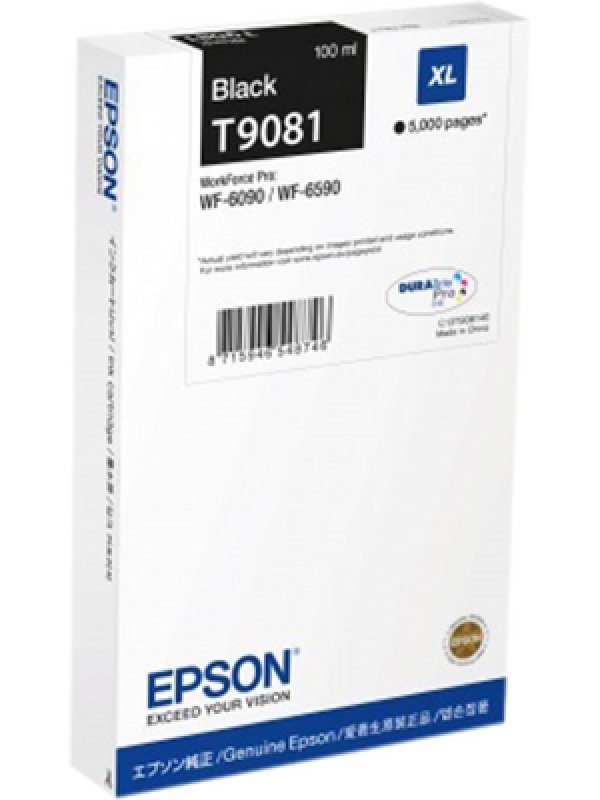 Náplň EPSON C13T908140, XL černá (100 ml)