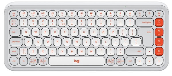 Logitech POP ICON KEYS - WHITE - US INT'L - BT