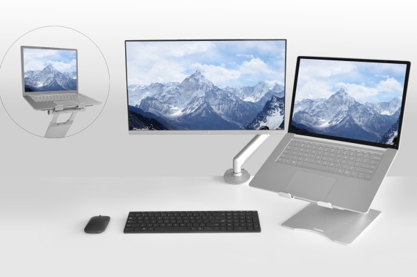 DESQ Stojan na notebook, polohovatelný