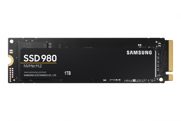 SAMSUNG 980 M.2 NVMe SSD 1TB PCIe 3.0 x4 NVMe 1.4 (čtení max. 3500MB/s, zápis max. 3000MB/s)