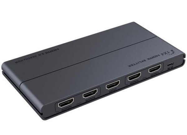 PREMIUMCORD HDMI 2.0 splitter 1-4 porty, 4K x 2K/60Hz, FULL HD, 3D, podpora HDR