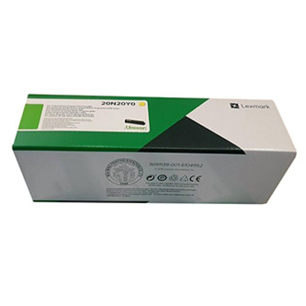 Toner LEXMARK 20N20Y0 žlutý (1 500 stran) - return