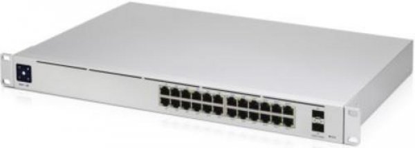 UBNT UniFi Switch USW-Pro-24-POE Gen2 [24xGigabit, 400W PoE+ 802.3at/af/bt, 2xSFP+, 88Gbps]