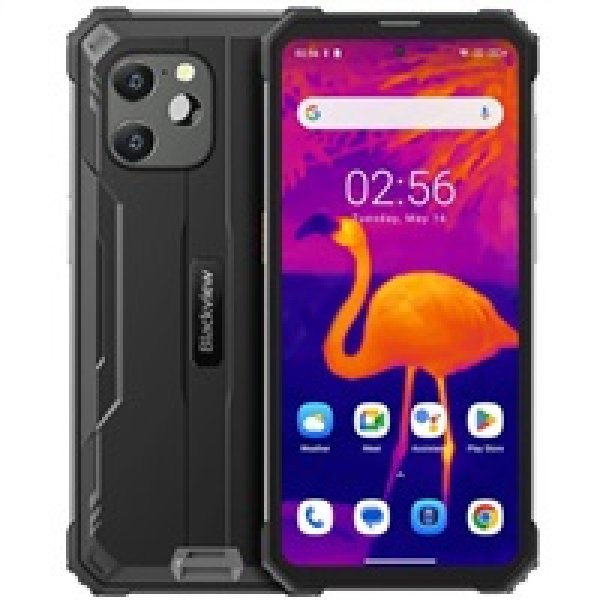 Rugged Smartphone Blackview BV8900 4G P90 8GB 256GB 10000-33W A13-D3, Thermal, Black [No Charger]