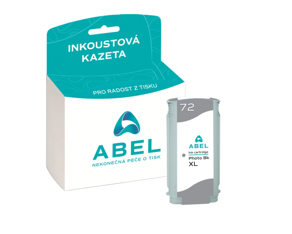 Náplň ABEL No.72XL, C9370A foto černá pro tiskárny HP (130 ml)?v=1757367606