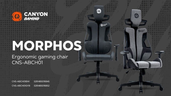 CANYON gaming chair Morphos ABCH01 Black