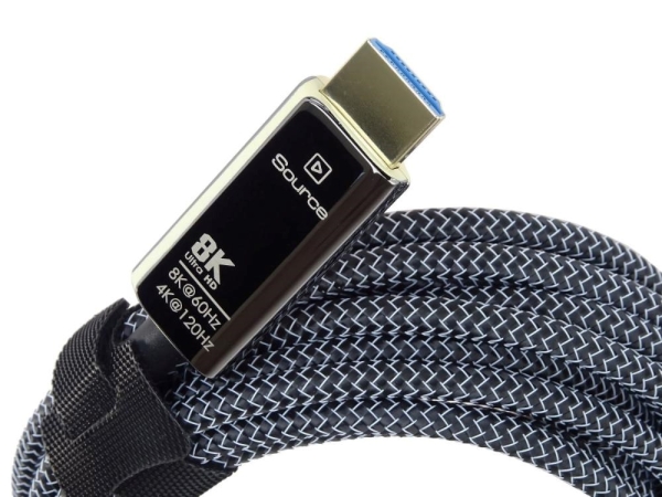 PREMIUMCORD Ultra High Speed HDMI 2.1 optický fiber kabel 8K@60Hz, zlacené 7m