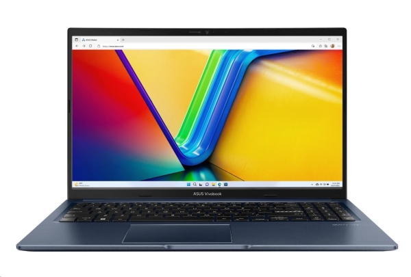 ASUS NTB Vivobook 15 (X1502VA-BQ1261W), i5-13420H, 15.6" FHD, 16GB, 512GB SSD, UHD, W11 Home, Quiet Blue