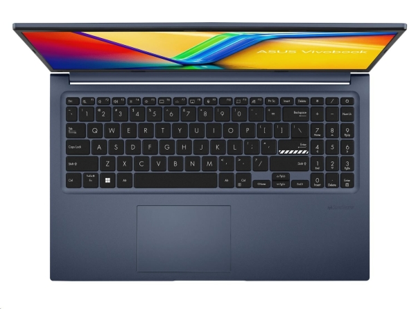 ASUS NTB Vivobook 15 (X1502VA-BQ1261W), i5-13420H, 15.6" FHD, 16GB, 512GB SSD, UHD, W11 Home, Quiet Blue
