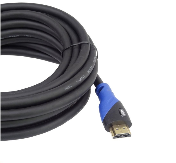 PREMIUMCORD Kabel HDMI - Ultra HDTV, 1m (Color, zlacené konektory)