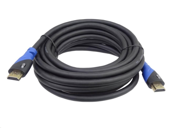 PREMIUMCORD Kabel HDMI - Ultra HDTV, 1m (Color, zlacené konektory)