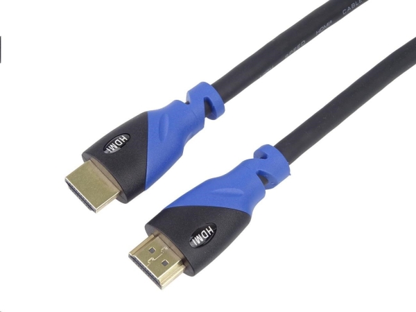 PREMIUMCORD Kabel HDMI - Ultra HDTV, 1m (Color, zlacené konektory)