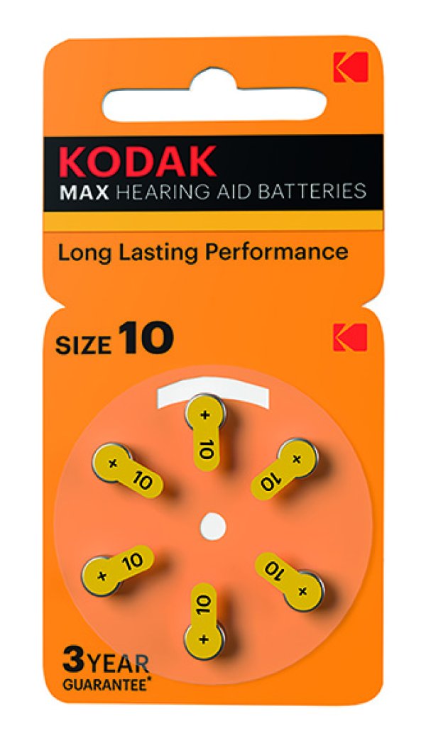 Baterie jednorázová zinkovzdušná, speciální, P10, 1.45V, Kodak, blistr, 6-pack, KOD-P10BL6, zinkovzdušná?v=1755898805