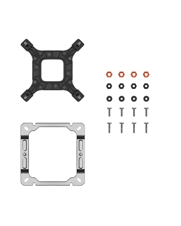 DEEPCOOL CPU Chladič AK400 DIGITAL SE WH, 1x120mm, LGA1851, AM5, bílá