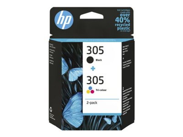 Sada náplní HP No.305, 6ZD17AE#301 černá + barevná - Blistr