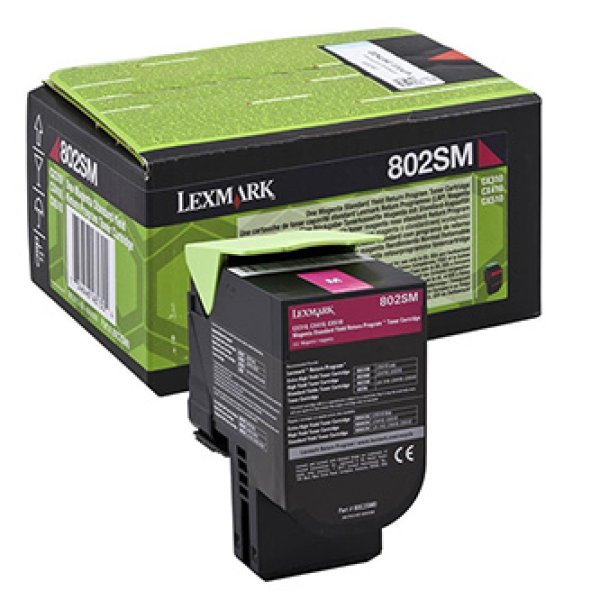 Toner Lexmark 80C2SME purpurový