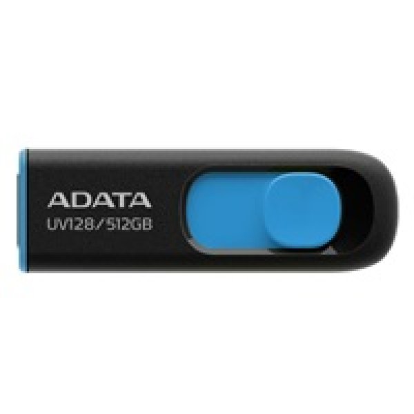 ADATA Flash Disk 512GB UV128, USB 3.2, černo-modrá?v=1746079203