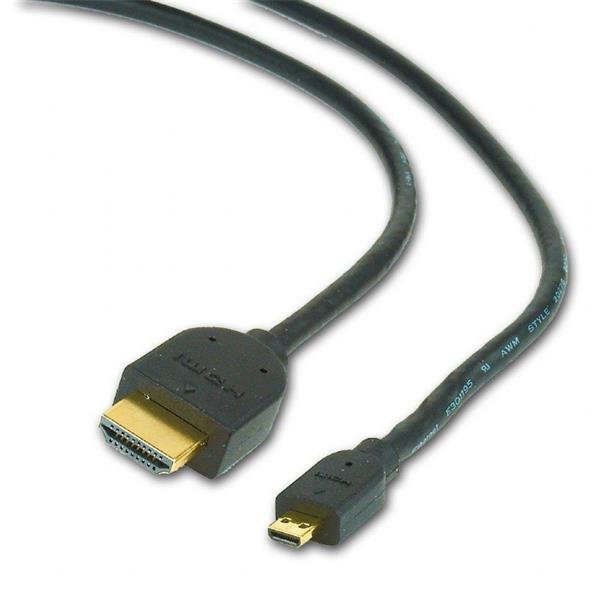 GEMBIRD Kabel HDMI - HDMI Micro 4,5m (v1.3, M/M, stíněný, zlacené kontakty)