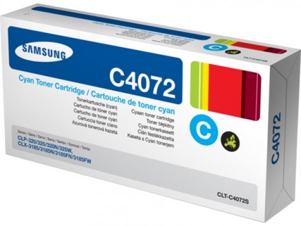 Toner SAMSUNG CLT-C4072S azurový (1 000 stran)