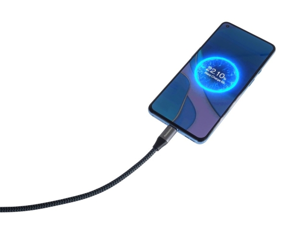 PREMIUMCORD USB-C kabel (USB 3.2 Gen2x2, 5A, 100W, 20Gbit/s) 3m, Šedá