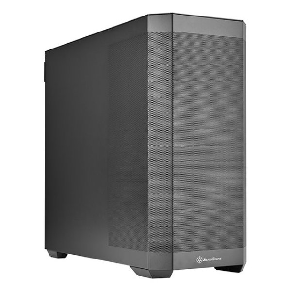 SilverStone SETA H2, Full Tower skříň, až E-ATX/SSI-EEB, podpora až 12x 3,5"/15x 2,5" disků, ocel, černá