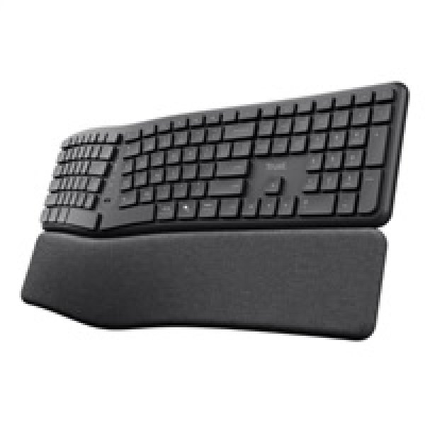 TRUST KEYRA ERGO MULTI WRLS KEYBOARD US
