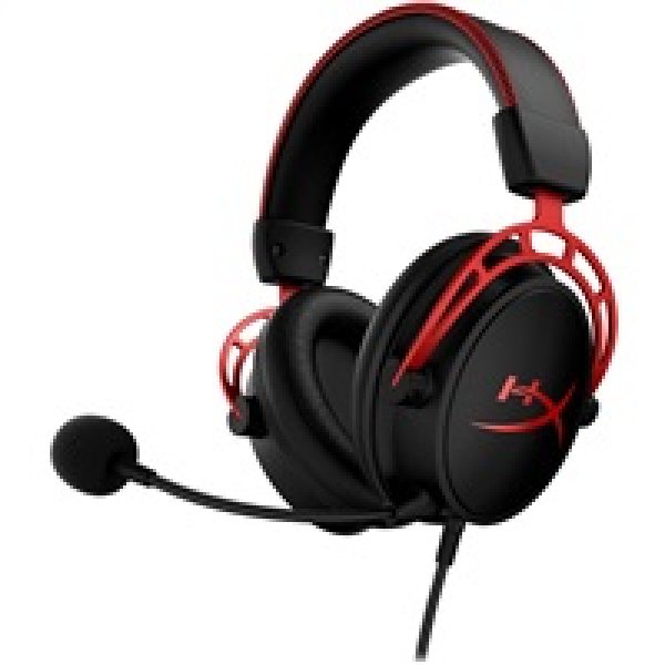 HP HyperX Cloud Alpha - herní headset červený