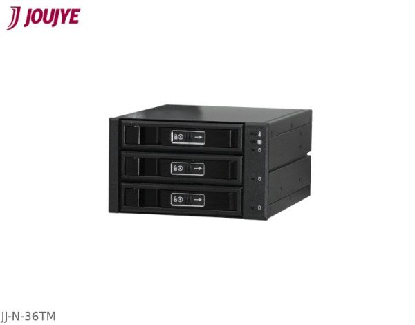 Jou Jye Backplane pro 3.5" 3x SATA/SAS3 HDD do 2x 5,25" black (náhrada JJ-2132M-SS)?v=1762036806