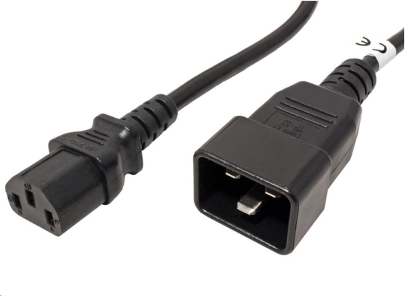 PREMIUMCORD Kabel síťový propojovací 230V 10A 1m, konektory IEC 320 C13 - IEC 320 C20?v=1765665606