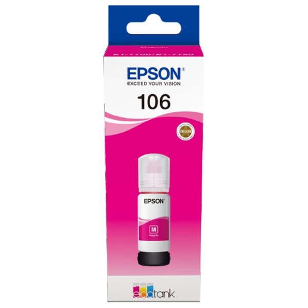 Náplň EPSON C13T00R340, 106 purpurová (70 ml)