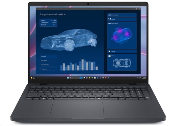 Dell Pro Max 16 MC16250/U7- 265H/16GB/512GB/16" FHD+/IR Cam & Mic/Intel Arc Pro/FgrPr/vPro/Backlit Kb/W11 Pro/3Y ProSpt