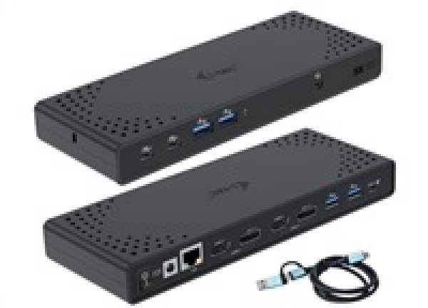 i-tec USB 3.0 / USB-C / Thunderbolt Dual Display Docking Station, PD 100W