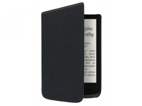 POCKETBOOK pouzdro Shell black strips, černé