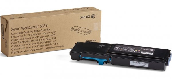 Toner XEROX 106R02752 azurový (7 500 stran)