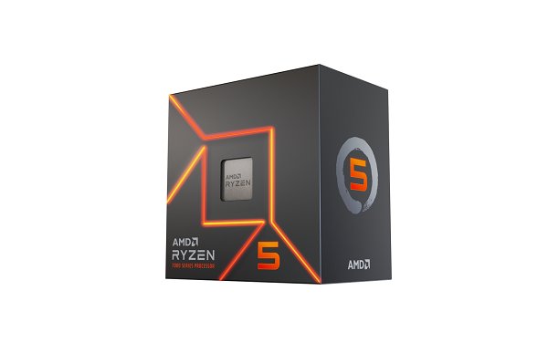 AMD cpu Ryzen 5 7600 AM5 Box (s chladičem, 3.8GHz / 5.1GHz, 6+32MB cache, 65W, 6x jádro, 12x vlákno, s grafikou), Zen4 Raphael