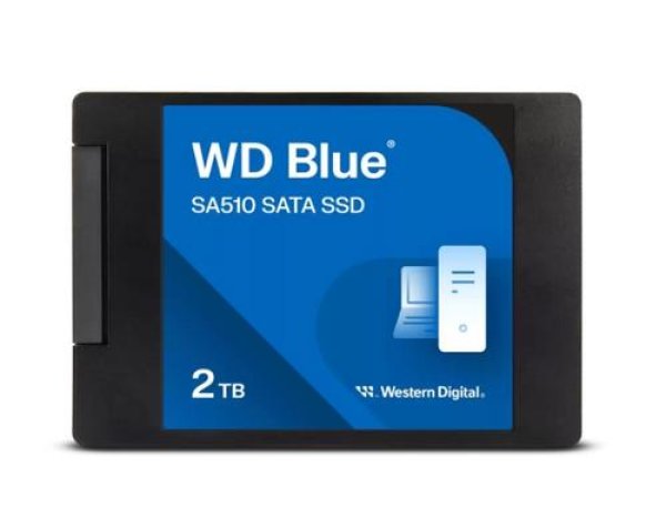 WD BLUE SSD 3D NAND WDS200T3B0A 2TB SATA/600, (R:560, W:530MB/s), 2.5"