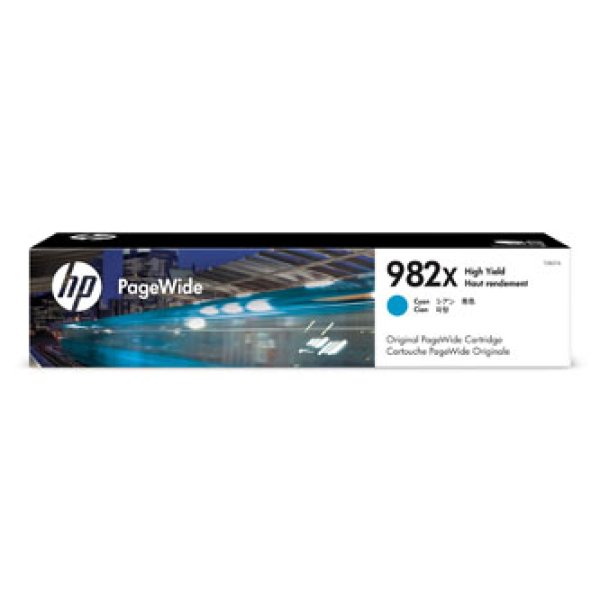 Náplň HP 982X, T0B27A azurová (16 000 stran)