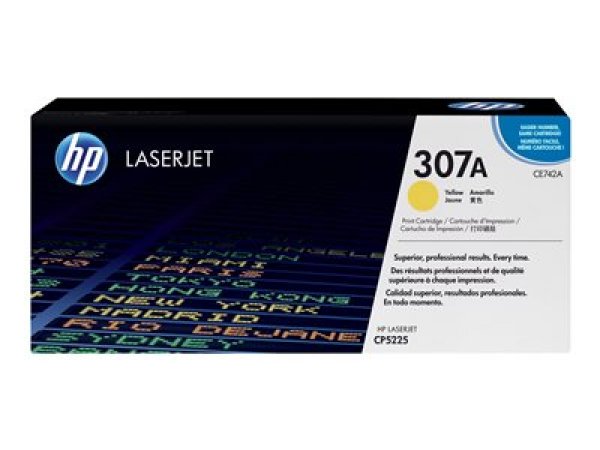 Toner HP CE742A žlutý (7 300 stran)