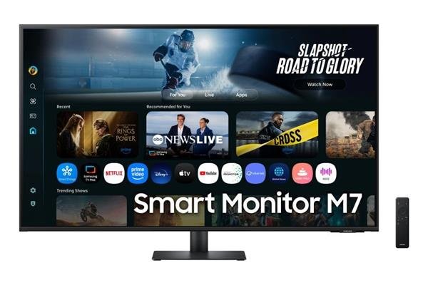 Samsung Smart Monitor M7 (M70F) 43" LED VA 3840x2160 Mega DCR 4ms 300cd HDMI USB-C(65W) Wifi repro