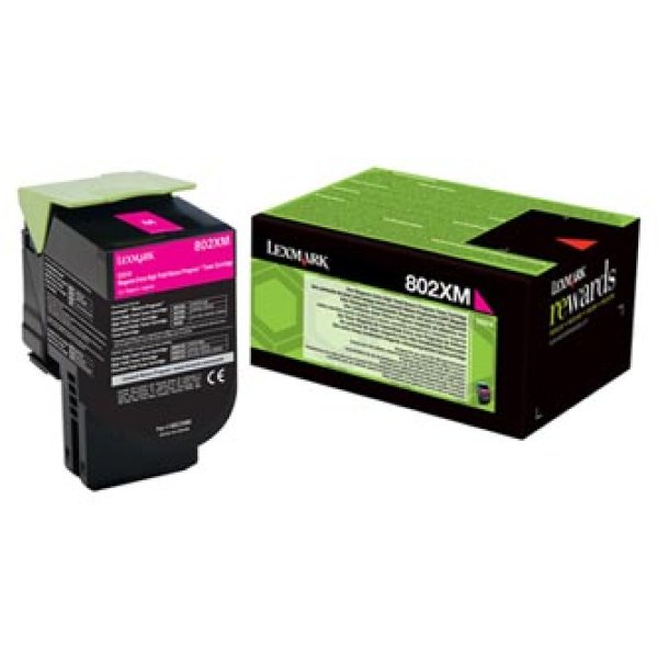Toner Lexmark 802XY 80C2XM0 purpurový